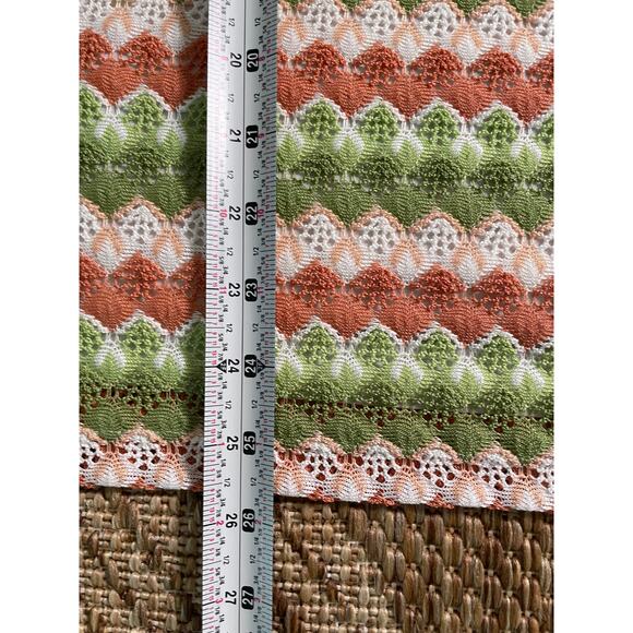 Alfred Dunner pastel zig zag pattern short sleeve scoop neck casual top SZ L - Picture 7 of 8